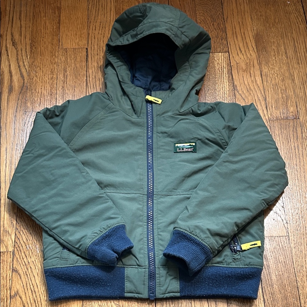 L.L.Bean Warm Up Insulated Jacket Little Kids' Size 4
 